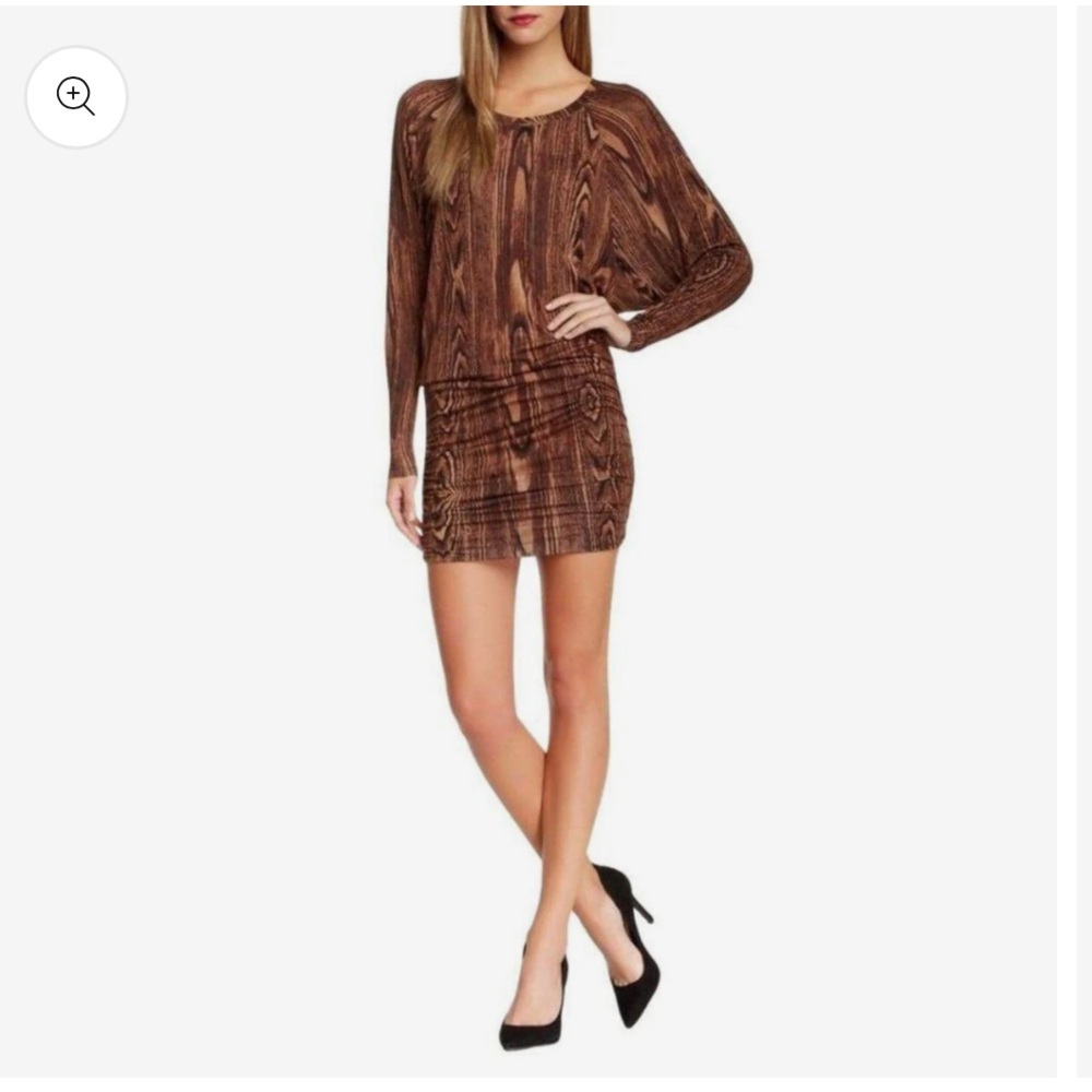 BCBGMAXAZRIA Machiato Olive Knit Dress. Size S